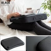テーブルクッション マウストレー付 サイドテーブル プラコ テレワーク 在宅勤務 膝上テーブル CN-80T ひざ上テーブル クッション付テーブル ラップトップテーブル 持ち運びテーブル テーブル ナイトテーブル ミニ