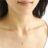 ネックレス レディース 純プラチナ プリンセスカット ダイヤモンド ペンダント 0.15ctアップ シンプル アクセサリー 宝石 記念日 誕生日 プレゼント ギフト