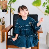 Rora ワンピース 通販 キッズワンピース ティアードワンピース 子どもワンピース お出掛け 通園通学小学生 お出かけデイリー 発表会結婚式 誕生日プレゼント 長袖 春秋冬 可愛いおしゃれ かわいい おしゃれ カジュアル 姉妹お揃い