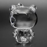 名入れ バカラ ハローキティ 2816542 Baccarat クリスタル 置物 オーナメント フィギュリン サンリオ コラボ 50周年 世界限定15000ピース 高さ9.5cm 正規品 誕生日 クリスマス ギフト プレゼント