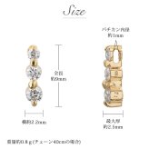 3ストーンダイヤモンド ゴールド ネックレス K18 18金 ネックレス トリロジー ダイヤモンド ゴールド ネックレス チェーン 3連ダイヤ 選べる3色 イエロー ピンク ホワイト ご褒美 彼女 妻 女性 レディース 誕生日 プレゼント ハロウィン 【品番：CG-TI-758】