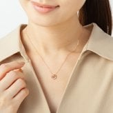 【無料ラッピング】  カナルヨンドシー Canal 4℃ ネックレス K10 ピンクゴールド ネックレス ロードライトガーネット キュービックジルコニア レディース  ブランド 正規品 新品 ギフト プレゼント 人気 おすすめ 誕生日 記念日 クリスマス 送料無料
