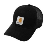 カーハート CARHARTT キャップ キャンバス メッシュ ロゴ 帽子 スナップバック アジャスター アクセサリ 100286 001 メンズ レディース ユニセックス ブラック