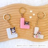 イニシャルキーホルダー