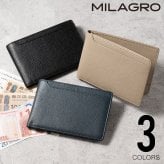 MILAGRO シュリンクレザー・トラベル対応2つ折り財布