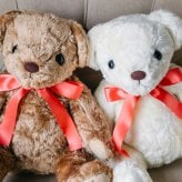 シュガー体重ベア2体セット｜新郎・新婦から両家ご両親へ贈るウェディングギフト 両親贈呈品