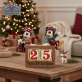 ミッキー ミニー カウントダウン 19cm クリスマス | ディズニー トラディションズ ジムショア グッズ フィギュア 人形 置物 彫刻 Jim Shore 正規輸入品