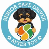 カーサイン 高齢者マーク SENIOR SAFE DRIVER ヨープー ステッカー シール 直径13cm 肉球 日本製 車