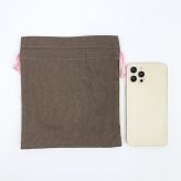 サンリオ マロンクリーム サガラ刺繍巾着 レトロ サンリオキャラクターズ5 Sanrio