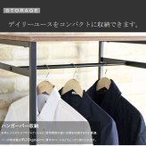 収納家具 ラック ハンガー 引き出し付き 棚付き コートハンガー ハンガー掛け クローゼットハンガー スリム 衣類 収納 幅60cm 省スペース アイアン おしゃれ 北欧 ヴィンテージ ブ ブラウン リンツ linz iwh-19
