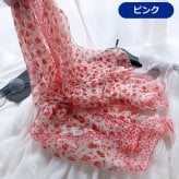 ストール レディース 花柄 薄手 大判 フラワーストール 160×50cm 春 夏 春夏 おしゃれ かわいい 上品 軽量 冷房対策 日よけ 紫外線対策 花柄ストール ショール ガーゼマフラー 羽織り 大人 女性 ギフト プレゼント スカーフ マフラー