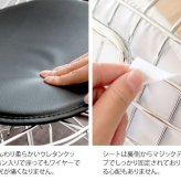 イームズ ワイヤーチェア 宮武製作所 PCK-019N 幅47.5 奥行き52 高さ85.5 ダイニング デザイナーズ 椅子 おしゃれ リプロダクト ブ ホワイト スチールメッシュ 合成皮革 スタイリッシュ レザークッション付き DKR イームズチェア