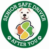 カーサイン 高齢者マーク SENIOR SAFE DRIVER ドゴアルヘンティーノ ステッカー シール 直径13cm 肉球 日本製 車