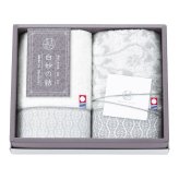 白妙の結 ウォッシュタオル2P  ／タオル 日用品・ヘルスケア 敬老の日 プレゼント ギフト お彼岸 お供え 秋 2026 送料無料 ギフト プレゼント プチギフト 内祝い 快気祝い 出産祝い 結婚祝い 引出物 新築祝い お返し