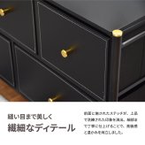 収納チェスト Tidying ONLS0386 引出し収納 不織布チェスト リビング収納 シンプルスタイル モダン 角型 木製 フェイクレザー 大容量 収納幅100cm 奥行31.5cm 高さ58cm 新生活