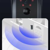 ドアカメラ   MV01  WIFI式インターホン   ドアフォン   防犯   動体検知   ミリオンHD   155度 広角レンズ   赤外線照射機能   防水IP54   双方向オーディオの機能   住宅設備ドアホン   インターホン   設置も簡単   ※注意点 2.4GHzのWiFiのみに対応。