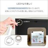 推し活 棚 推し活収納 コレクションキューブラック 深型タイプ LEDセット QCLR-D29-SET--BK ブラック 深型LEDセット ホームテイスト コレクション キューブラック アイドル フィギュア アクスタ トレカ ガラス扉 展示 キューブ 新生活