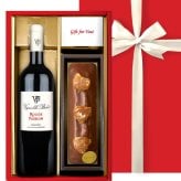 【クール便でお届け】ワインとケーキ スイーツセット【無料 リボンラッピング メッセージカード】フランス フルーティー 赤ワイン 750ml パティシエ シャテーヌ 栗 ケーキ パウンドケーキ スイーツ 東京 LES CACAOS 洋菓子 焼き菓子 ギフト箱付 贈りもの 熨斗可 誕生日 御祝  送料無料