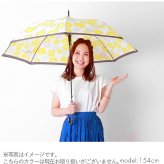 傘 レディース 長傘 ワンタッチ 通販 おしゃれ 雨傘 グラスファイバー骨 軽い 軽量 ジャンプ傘 58cm かわいい 丈夫 耐風 ドット 水玉 キャット 猫 かさ アンブレラ 長かさ 婦人傘 折れにくい