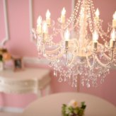照明 ライト お手軽シャンデリア12灯（LED電球付き） 姫系 プリンセスホワイト 引掛けシーリング付き 簡単取り付け 天井 ゴージャス おしゃれ 12畳 ダイニング リビングロココ調 ヨーロピアン クラシック か 新生活
