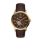 フォッシル FOSSIL 腕時計 メンズ TOWNSMAN アナログ 自動巻き ブラウン レザーウォッチ ME3286【2026 新作】