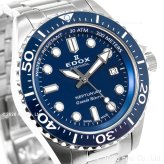 エドックス EDOX ネプチュニアン グランデ リザーブ デイト オートマティック 腕時計 メンズ 自動巻き ダイバーズウォッチ 80801-3BUM-BUIN NEPTUNIAN