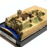 日本の城　練馬城・東京都練馬区　城コレ ケース付き  お城のジオラマ模型 プラモデル インテリア 雑貨 プレゼント 置物 お祝い おみやげ 和風 飾り リビング 玄関 オブジェ おしゃれ コレクション ミニチュア 小物【送料無料(一部地域除く)】