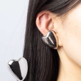 アミ パリス AMI PARIS METAL HEART EARCUFF XL R メタル ハート イヤーカフ UJW997.362 右耳 レディース アクセサリー シルバー