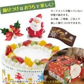 クリスマス 2026 予約 Xmas 人気 かわいい クリスマスケーキ ダブルタワーケーキ ミニ 6号＋4号 10～12名様用 二段 パーティ 大きい 生クリーム サプライズ 冷凍