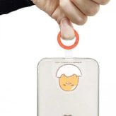 サンリオ マルチリングプラス ぐでたま SANG-417GU スマホリング ストラップホルダー 落下防止 スマホアクセサリー キャラクター グッズ 挟むだけ 便利 持ちやすい サンリオ正規ライセンス品