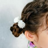ヘアクリップ お花 2個セット 通販 日本製 Rora ベラ 髪留め 髪飾り 女の子 キッズ 子供 フェルト フラワー かわいい おしゃれ 可愛い 浴衣 夏祭り 甚平 ヘアアクセサリー フォーマル 結婚式 発表会 入学式 卒園式 キッズファッション