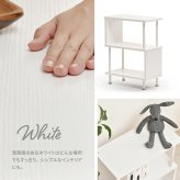 WU サイドテーブル ONST0204 S字サイドテーブル S字ラック ５の字サイドテーブル ジグザグ 幅40cm 奥行き20cm 3段 コンパクト 木目調 ソファーサイド ベッドサイド サイドラック Ｓ字 ディスプレ 新築祝い 引越し祝い