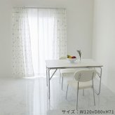 韓国風 ダイニングテーブル おしゃれ テーブル ホワイト 北欧 省スペース 白 かわいい 一人暮らし 女子部屋 シルバー デスク 机 セーラ 2サイズ 幅80cm 幅120cm 高さ70cm 新生活