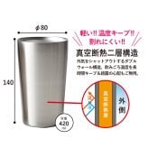 卒団・卒部の記念品に オリジナル オーダーメイド【10点から】卒団・卒部記念タンブラー420ml（真空断熱二層構造）名入れ・記念品　トロフィー　【周年】【記念】【卒業】【サークル】【オーダーメイド】【イベント】【開店】