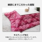 あったか こたつ掛け布団 蓄熱 抗菌防臭 防ダニ わた マイクロファイバー フランネル 190cm 240cm 秋冬用 保温 こたつ布団 キルトケット 暖かい 洗える 洗濯可能 Easy warm わた使用 韓国インテリア おしゃれ かわいい エンジ ネイビー 丸八真綿 送料無料