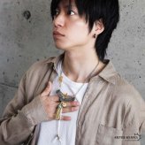 ステンレス 特大イーグルネックレス フェザーネックレス インディアンジュエリー ペンダントネックレス メンズネックレス 50cm 60cm 18KGP 太角 あずきチェーン 太陽メタル 細身 羽根 精巧 立体的 かっこいい 男性 金属アレルギー対応