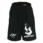 バスケ ハーフパンツ ドライ メンズ ウェア レディース ジュニア 練習着 短パン 速乾 スポーツ 名入れ おしゃれ 半スボン 文字入れ無料 「ゴリラワークアウト バスケットボール」 アートワークスコウベ 【送料無料】