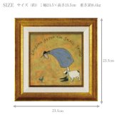 サムトフト 小さなことからコツコツと ST-04064 Sサイズ アートフレーム 絵画 犬 小鳥 人物 風景 ギフト アート おしゃれ 北欧 インテリア お部屋