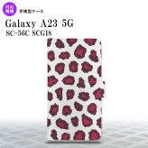 Galaxy A23 GalaxyA23 手帳型スマホケース カバー 豹柄 ピンク 2022年 10月発売 nk-004s-a23-dr028