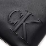 カルバンクライン ショルダーバッグ メンズ Calvin Klein BOLD CK FLATPACK 斜めがけ クロスボディ 薄型 フラット ミニショルダー ロゴ ブラック 黒 ポリウレタン コンパクト LV04D3344G-UB1