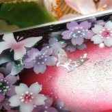 名刺入れ『値』和柄 和風 カードケース 夜桜 伝統工芸 職人 手作り 名入れ 記念日 誕生日 ギフト 送料無料 和風 ハンドメイド 立体彩色 螺鈿風 20代 40代 50代 プレゼント お祝い 還暦 退職 卒業