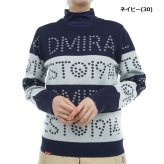 アドミラル ゴルフ レディース ゴルフ＆ロゴボーダー クルーセーター ADMIRAL ADLA464 秋冬モデル お誕生日祝い お祝い 記念品 30代 40代 50代 60代 母の日 お母さん 還暦祝い 敬老の日 彼女 人気プレゼント プレゼント