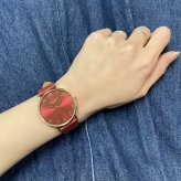 還暦祝い 女性 赤 コーチ レディース 母の日 腕時計 手表 プレゼント 定番 ギフト ブランド おしゃれ アクセサリー 時計 60歳 誕生日 丑年 干支 牛 贈り物 女性 彼女 妻 奥さん 母 母親 赤い 小物 レザー 時計 成人 卒業 入学