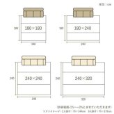 ラグ 長方形 い草 自然素材 シンプル ボーダー 裏面すべり止め付き 滑りにくい 抗菌防臭 約6畳 約240×320cm