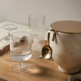 ferm LIVING ファームリビング Ripple リップル ワイングラス 2脚セット 北欧 グラス セットワイン用 赤ワイン 白ワイン デザートカップ インテリア 雑貨 キッチン おしゃれ スタッキング ペア 高級 デザートグラス