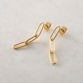  ペーパークリップチェーンピアス 9235  内祝 内祝い お祝 御祝 記念品 出産内祝い プレゼント 快気祝い 粗供養 引出物