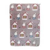 ミッフィー ブランケット miffy 大判 毛布 ひざ掛け 蓄光 光る L ベッド 寝室 お昼寝 120×160cm 大きめ キャラクター おしゃれ かわいい 防寒 寒さ対策 暖かい あったか ふわふわ ポリエステル 洗える Dick Bruna ファニーブランケット 誕生日 プレゼント ギフト 秋 冬