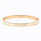 コーチ COACH バングル ブレスレット ブランドロゴ クリスタル セット ペア 2連 レディース オフホワイト ゴールド 463839GLD100 ジュエリー アクセサリー バレンタイン 送別会 誕生日 結婚祝い 結婚式 高級 父の日 母の日【スペシャルラッピング660円(別売り)】 即日発送 ファッション小物 ビジネス小物 ホワイトデー