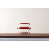 ハリオ 耐熱ガラス製保存容器 3個セット 保存容器 入れ子収納 ガラス製 食器兼用 オーブン対応【北海道・沖縄県・離島 配送不可】