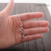 ハワイアンジュエリー ネックレス シルバー ネックレス ドルフィン イルカ ネックレス シンプル シルバー925 ギフトラッピング可能 チェーン 長さ選べる メンズ レディース 誕生日 プレゼント ハロウィン 【品番：CG-SP31701】